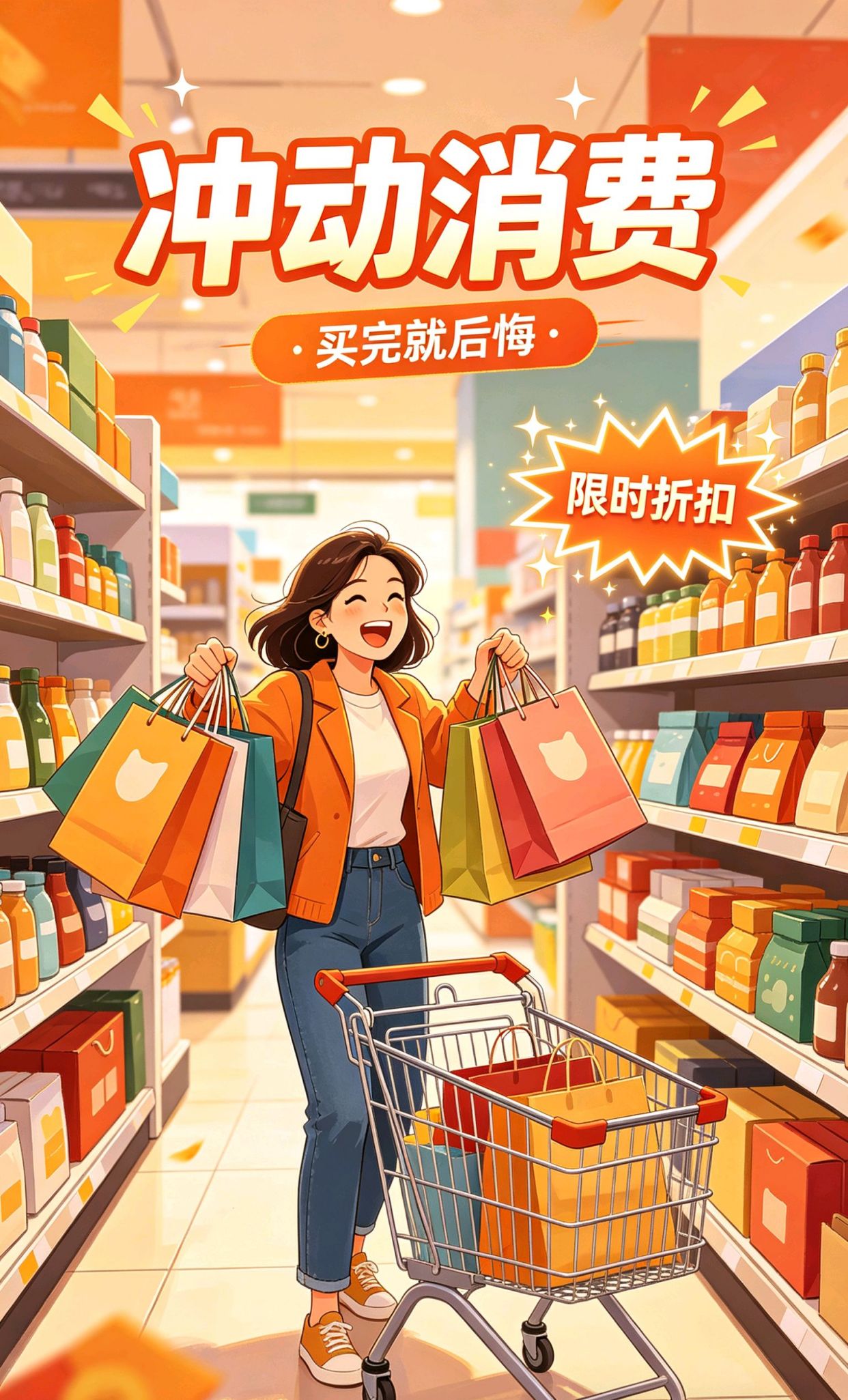 一秒吸引人动态文案，给自己一个快乐